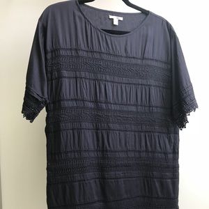 Above the knees navy blue Amuse Society dress